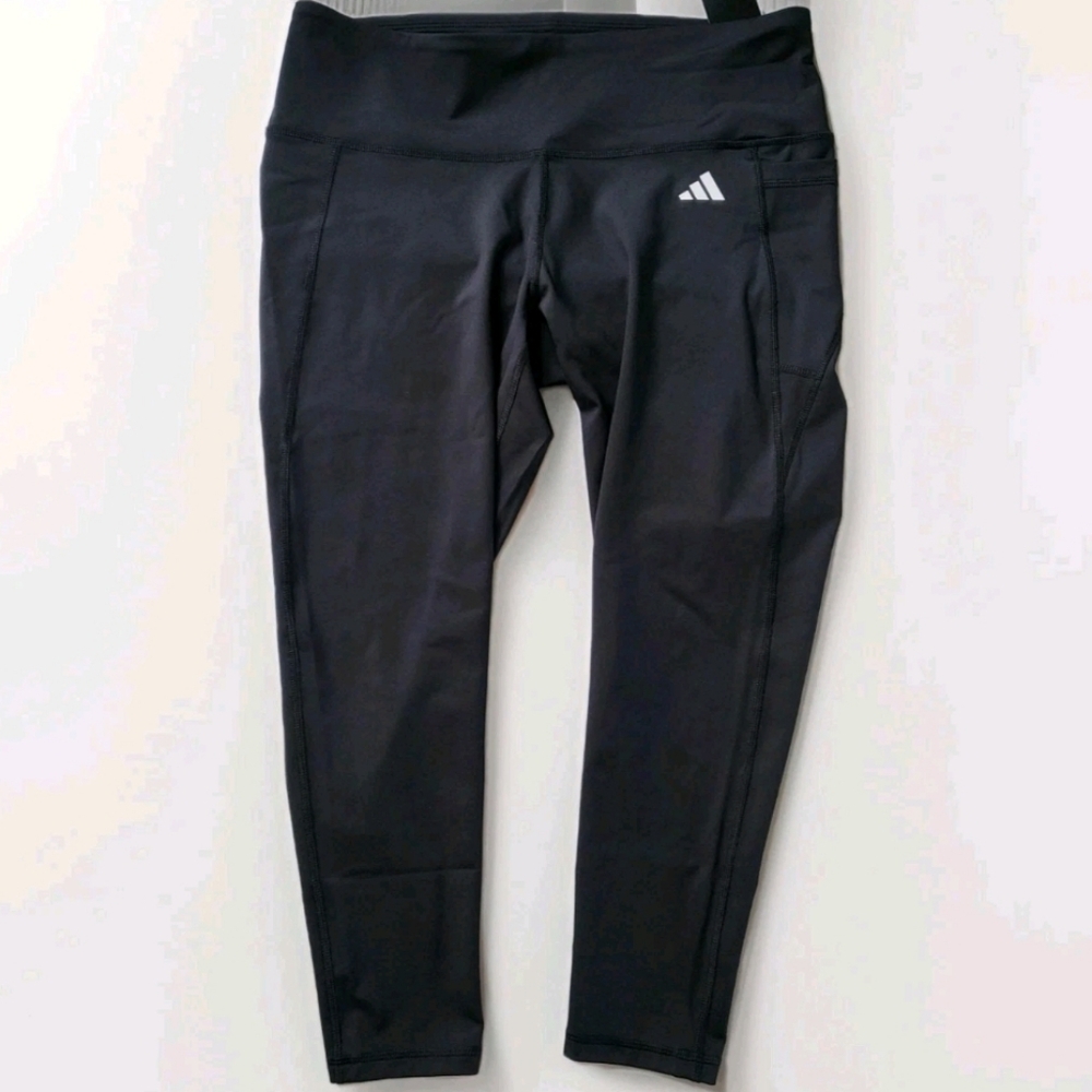 ADIDAS Essential womens high waist tights Plus size 2X Black